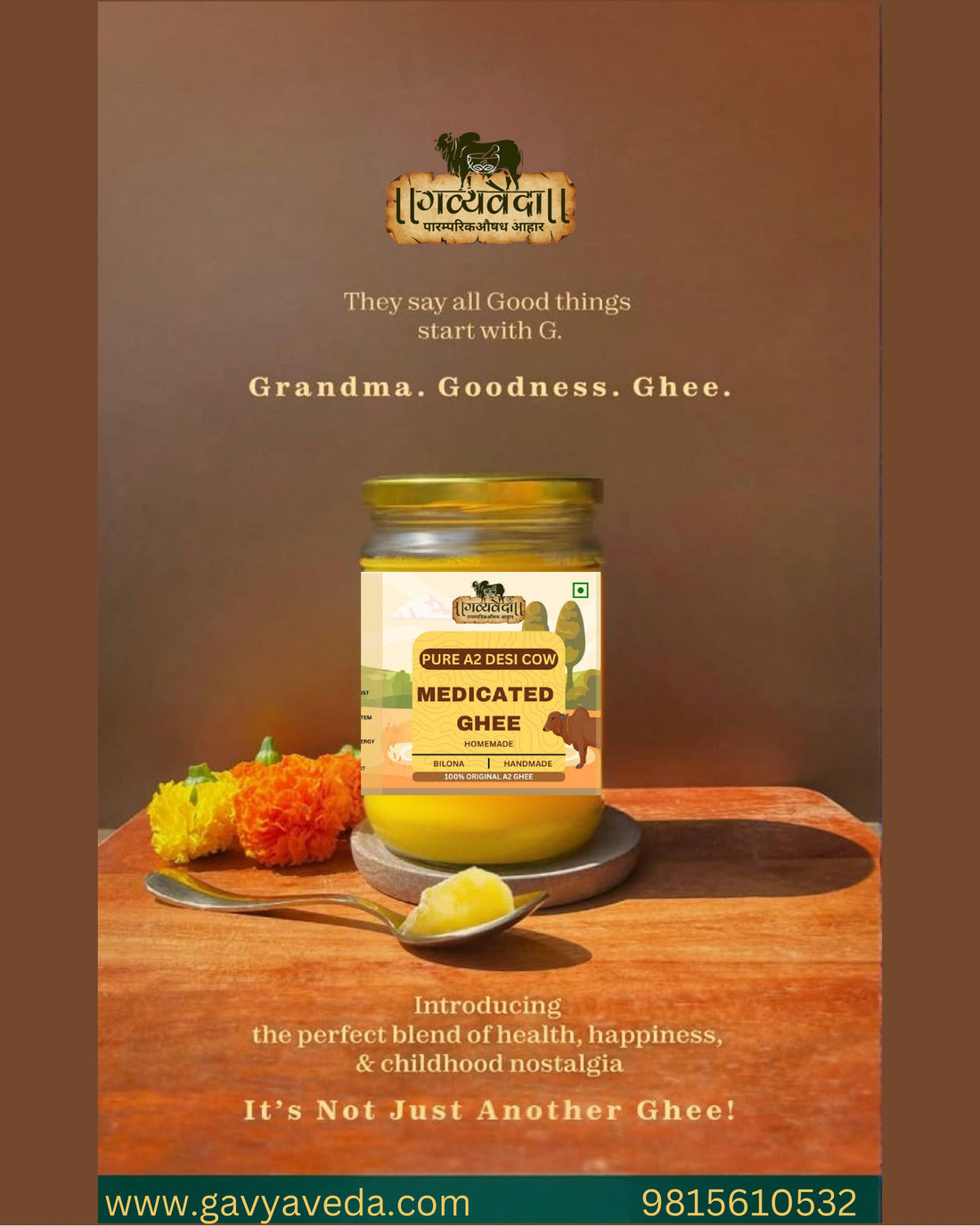 A2 Bilona Ghee - Made From Tradition, Packed With Nutrition
